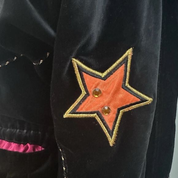 Late 80s/early 90s Bomber Jacket-Giacca glam design - Picture 5 of 11